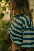 Striped Boxy Tee - Way Down South