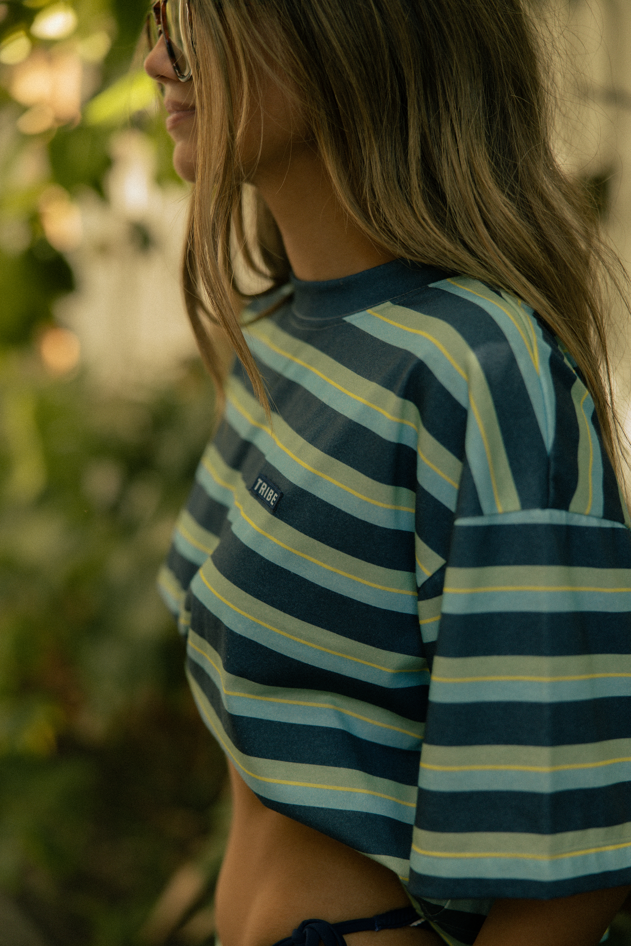 Striped Boxy Tee - Way Down South