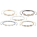 Braided Shell Bracelets Assorted