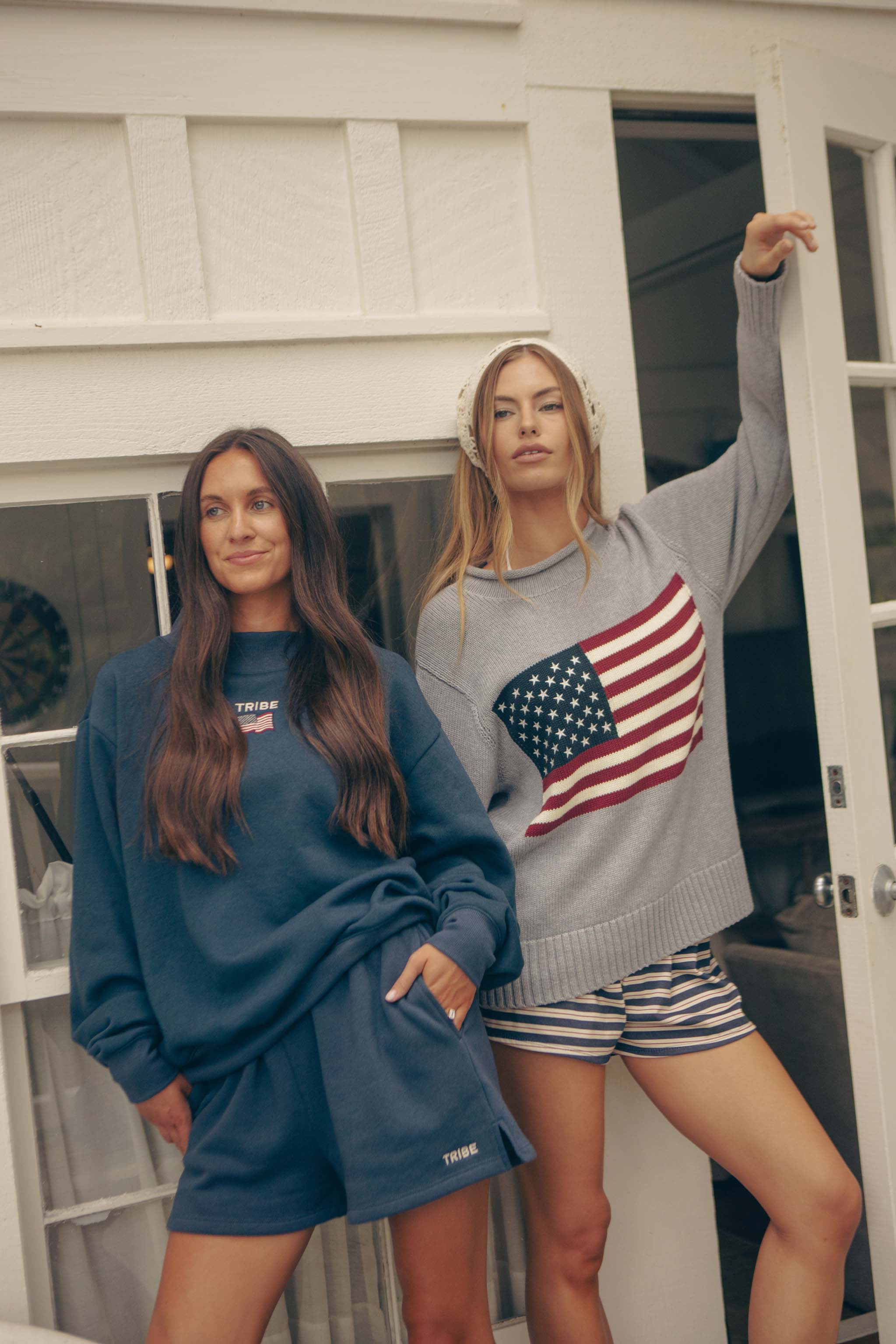 Americana Butter Mock Neck