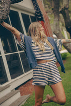 Star Spangle Striped Boxer