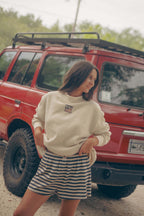Americana Butter Mock Neck