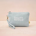 Corduroy Wristlet 7" Zip Pouch | Salty Souls
