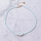 Good Luck Fish Bahama Wood Bead Necklace