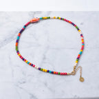 Good Luck Fish Bahama Wood Bead Necklace