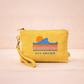 Corduroy Wristlet 7" Zip Pouch | Summer