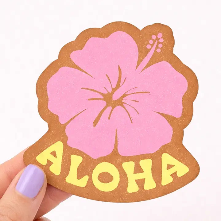 Aloha Hibiscus Sticker