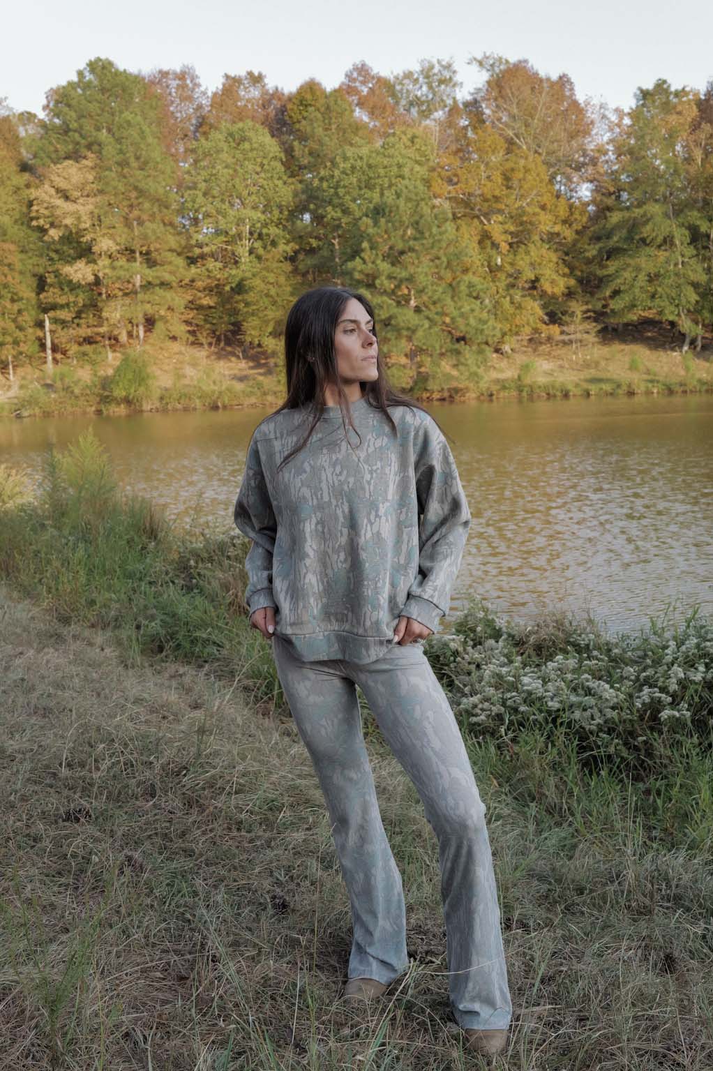 Ribbed Flare Leggings - Mossy Oak®