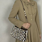 Elegant Beaded Handmade Woven Shoulder Bag