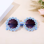 Daisy Round Frame Petals Children's Sunglasses