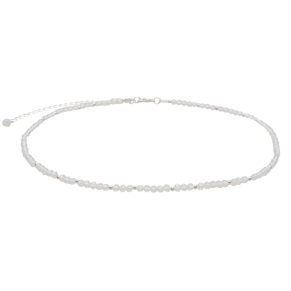 Moon Dancer 3mm Necklace (Silver)