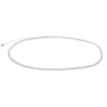 Moon Dancer 3mm Necklace (Silver)