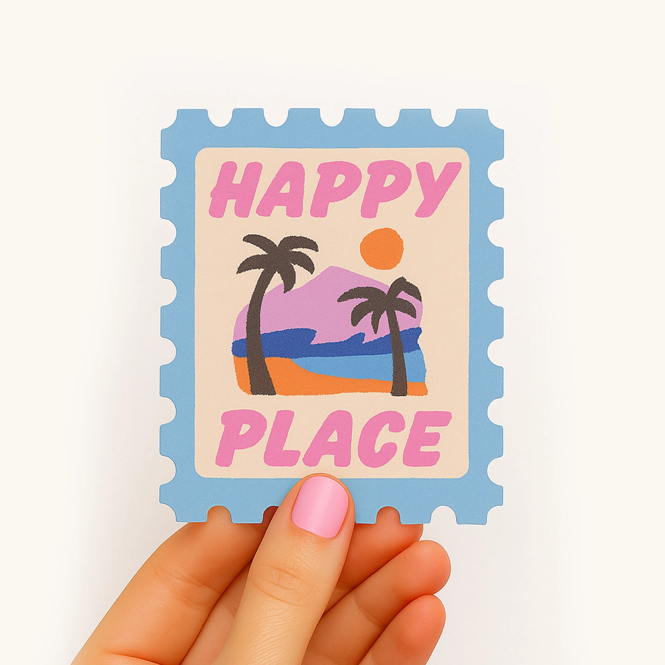 Happy Place Sticker