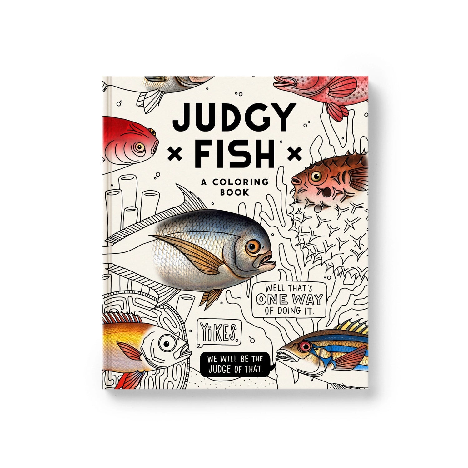 Brass Monkey Judgy Fish Coloring Book