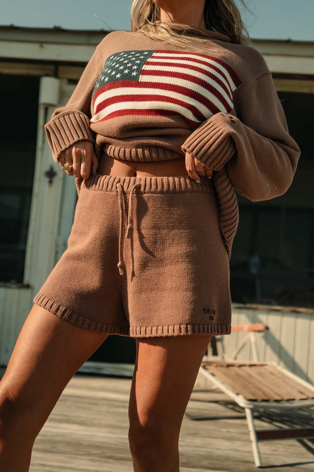 Americana Sweater Shorts