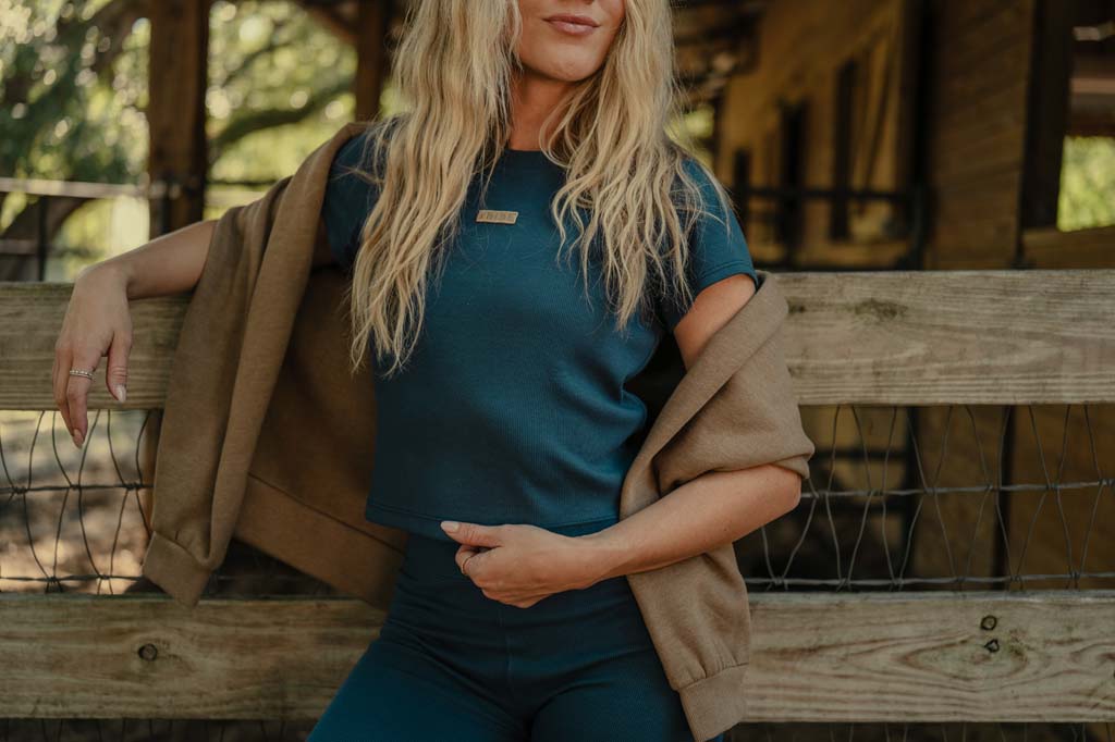 Ribbed Tee - Coastal Countryside