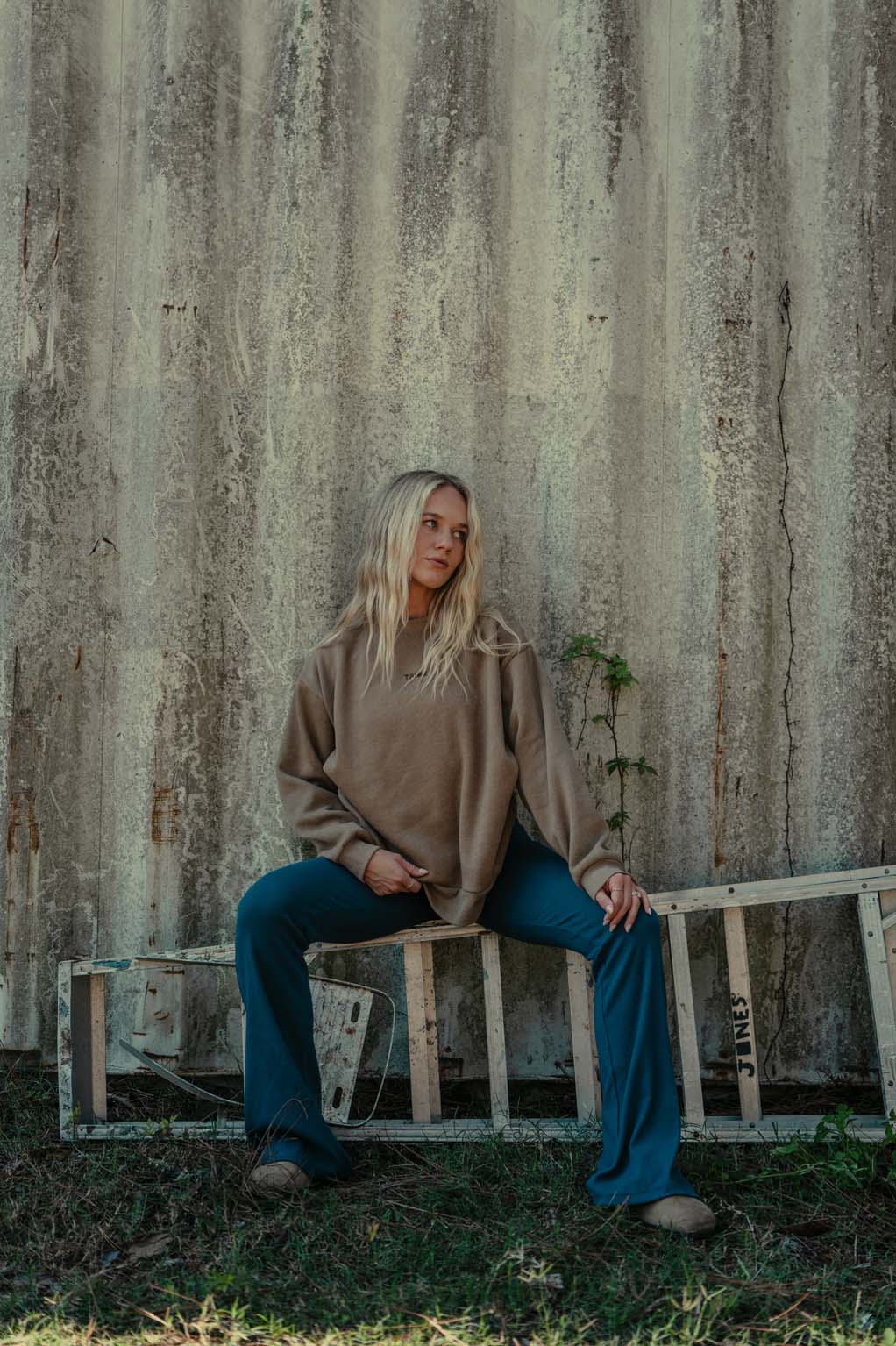 Ribbed Flare Leggings - Coastal Countryside