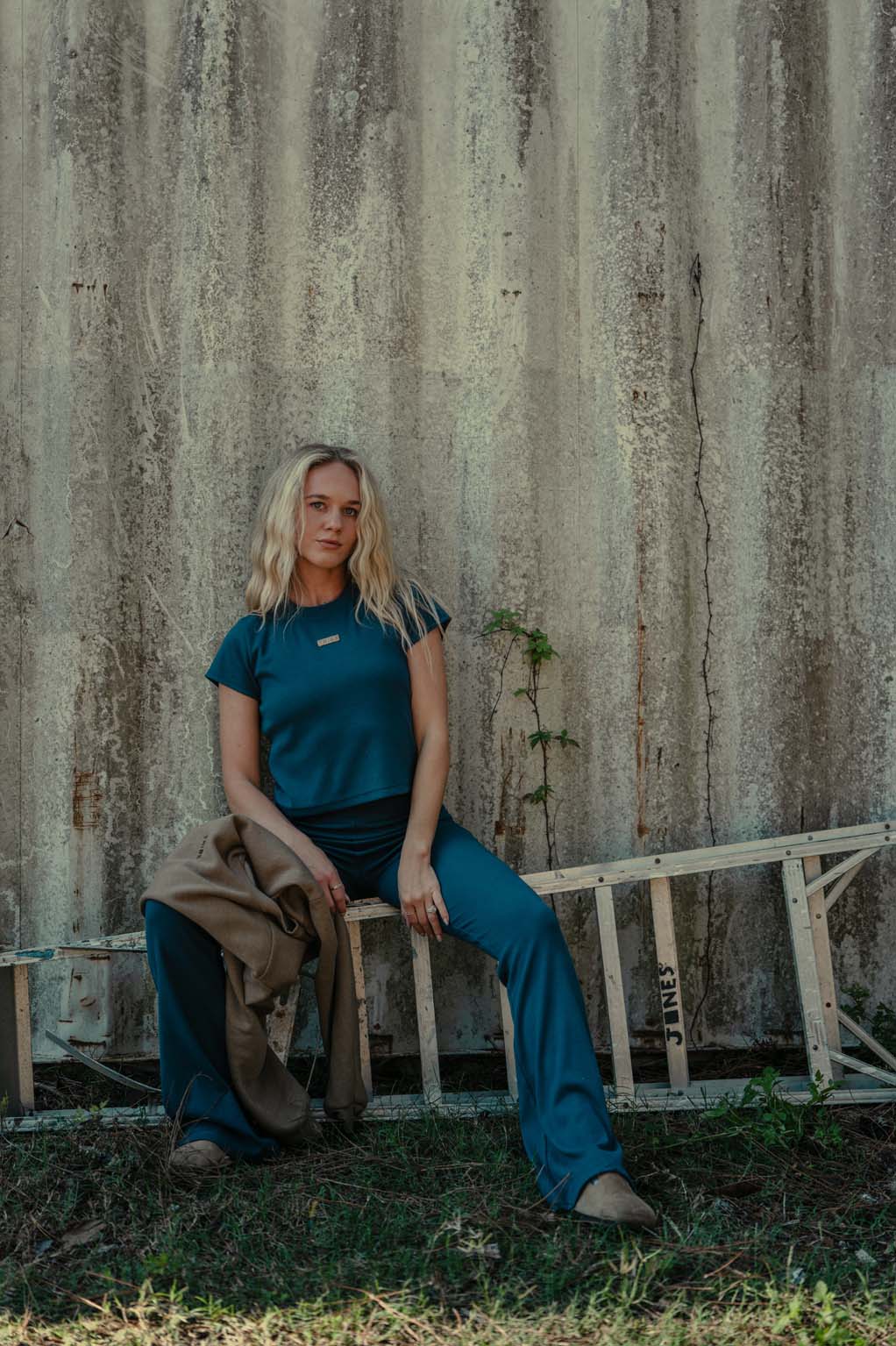 Ribbed Flare Leggings - Coastal Countryside