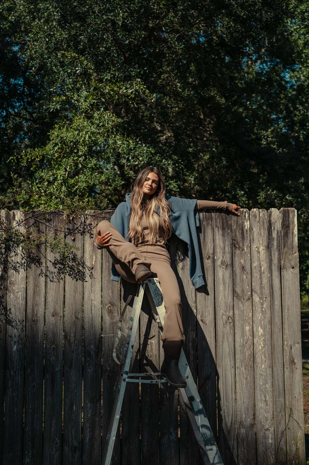 Ribbed Flare Leggings - Coastal Countryside