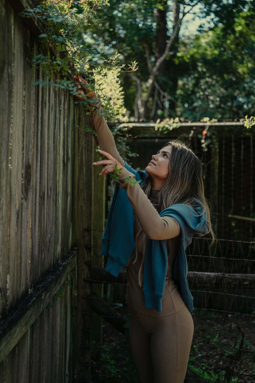 Ribbed Mock Neck - Coastal Countryside