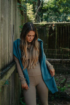 Ribbed Mock Neck - Coastal Countryside