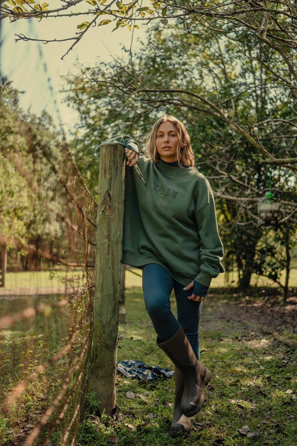 Ribbed Leggings - Coastal Countryside