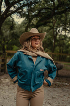 Hood Scarf - Coastal Countryside