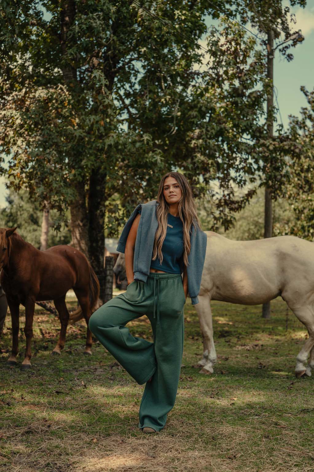 Butter Wide Leg - Coastal Countryside