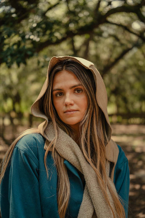 Hood Scarf - Coastal Countryside