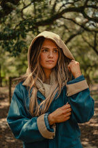 Hood Scarf - Coastal Countryside