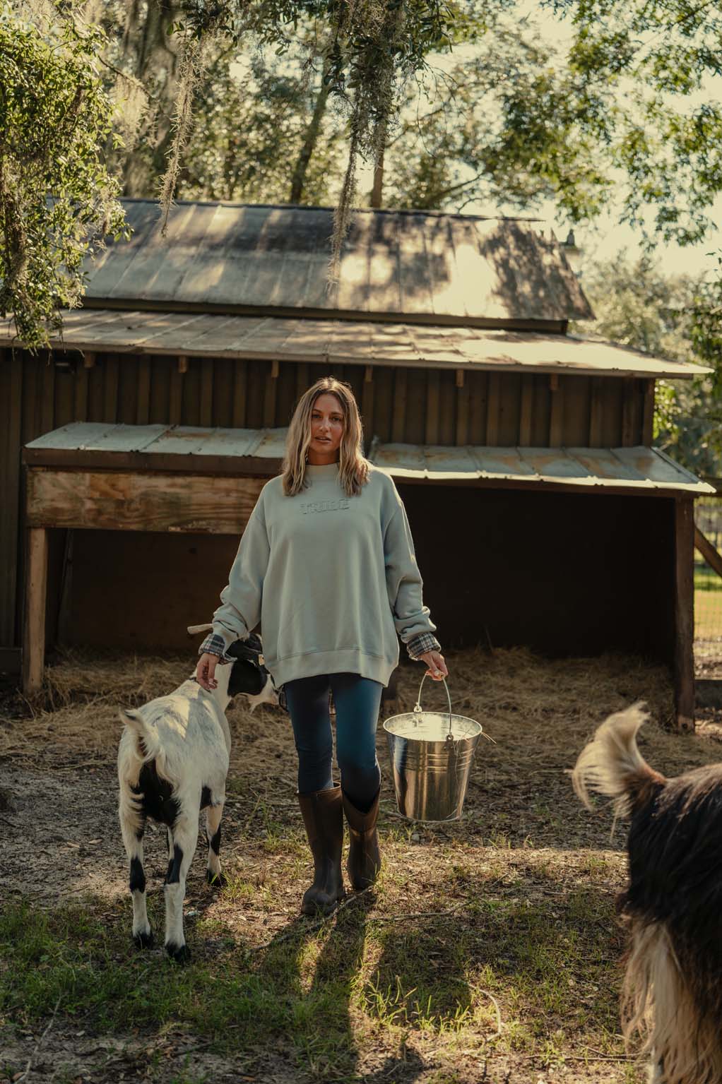 Ribbed Leggings - Coastal Countryside
