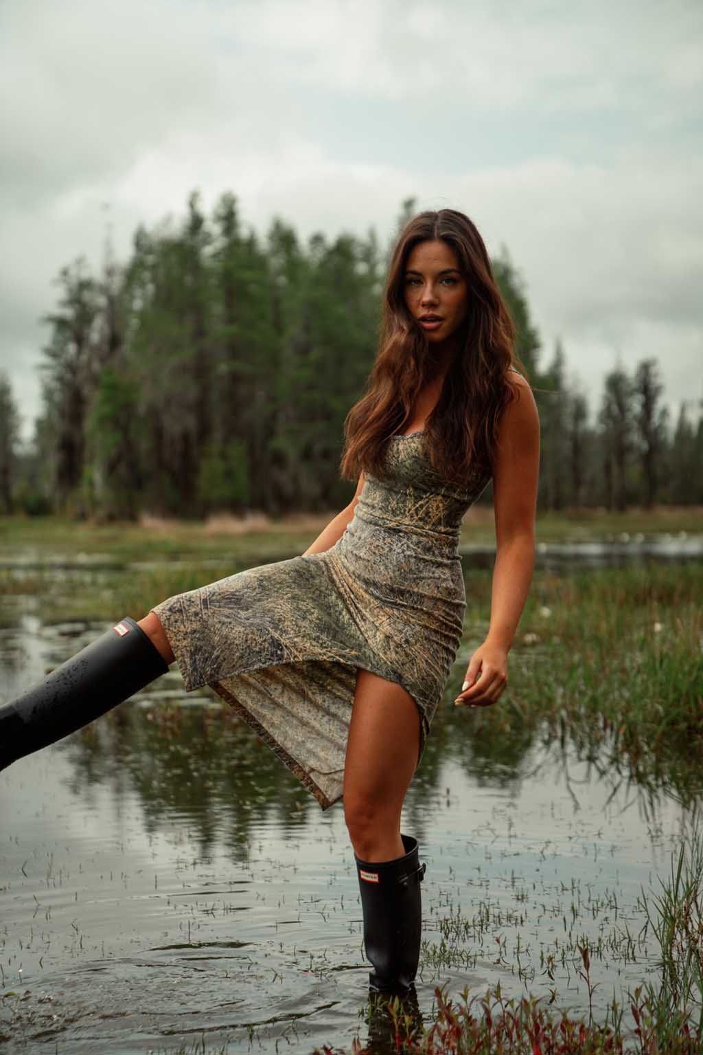 Ribbed Dress - Brush