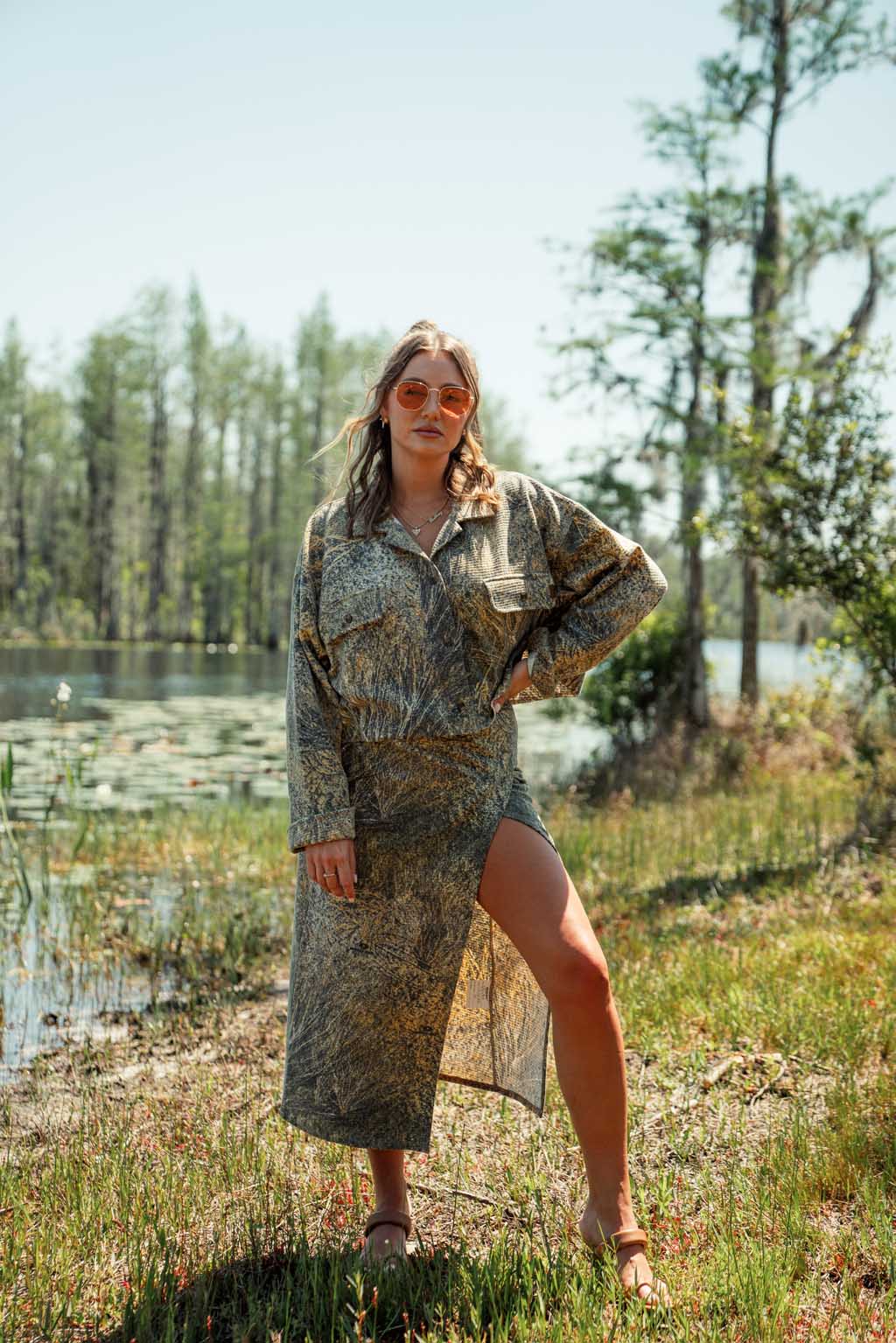 Waffle Wrap Skirt - Brush®