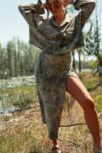 Waffle Cropped Button Up - Brush®