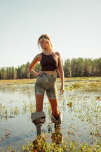 Ribbed Shorts - Brush