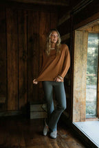 Ribbed Flare Leggings - Town & Country