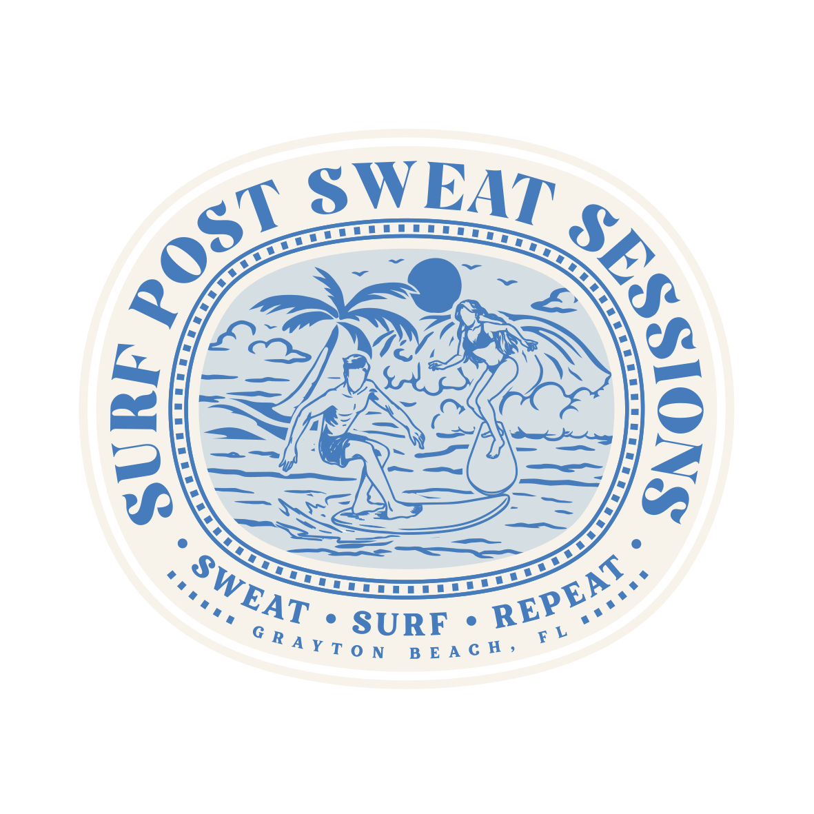 Sweat Sessions Logo Sticker