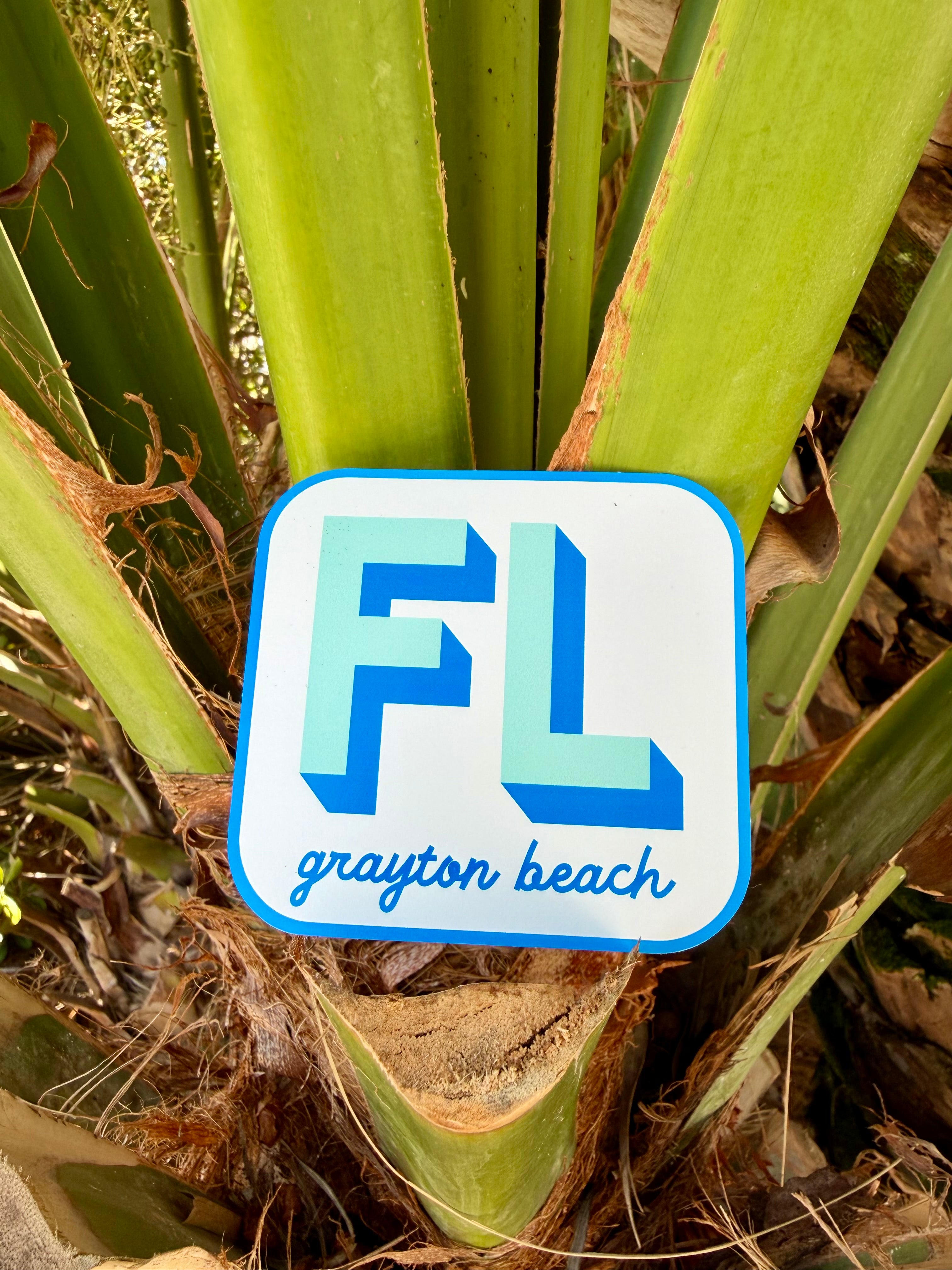 FL, Grayton Beach Sticker