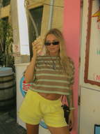 Striped Boxy Tee - Way Down South