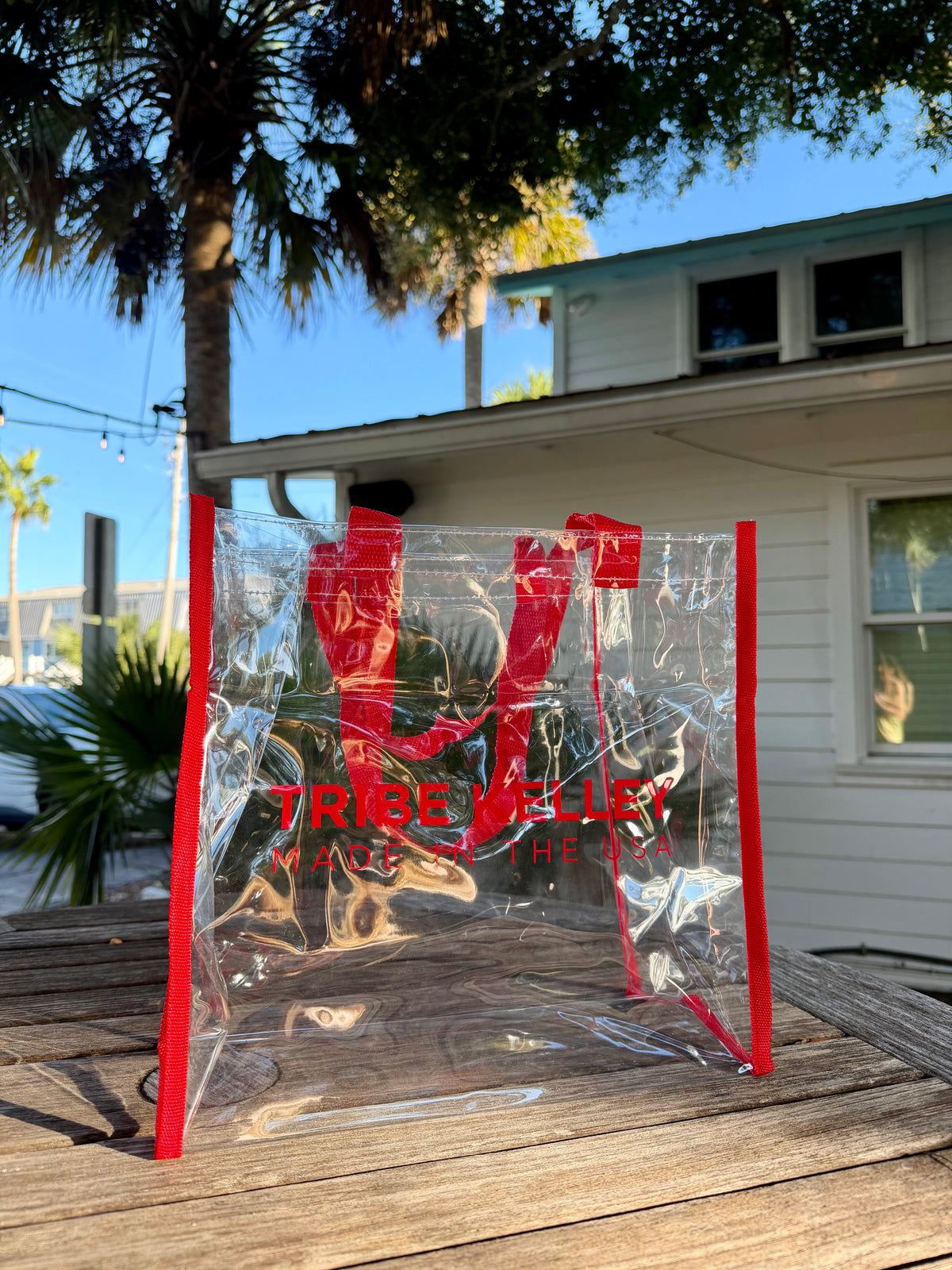 Tribe Kelley UGA Clear Tote Bag