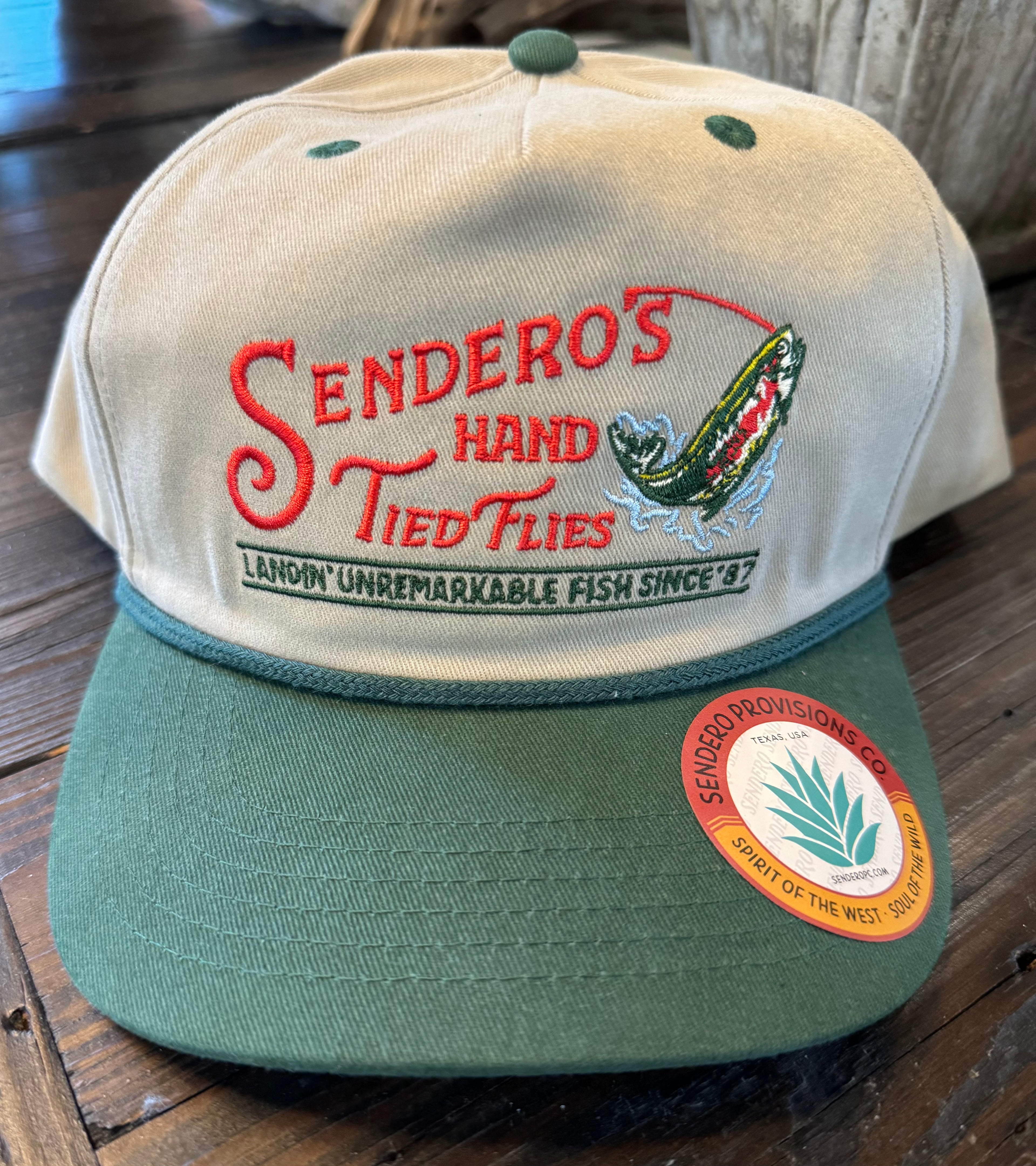 Hand Tied Flies Hat