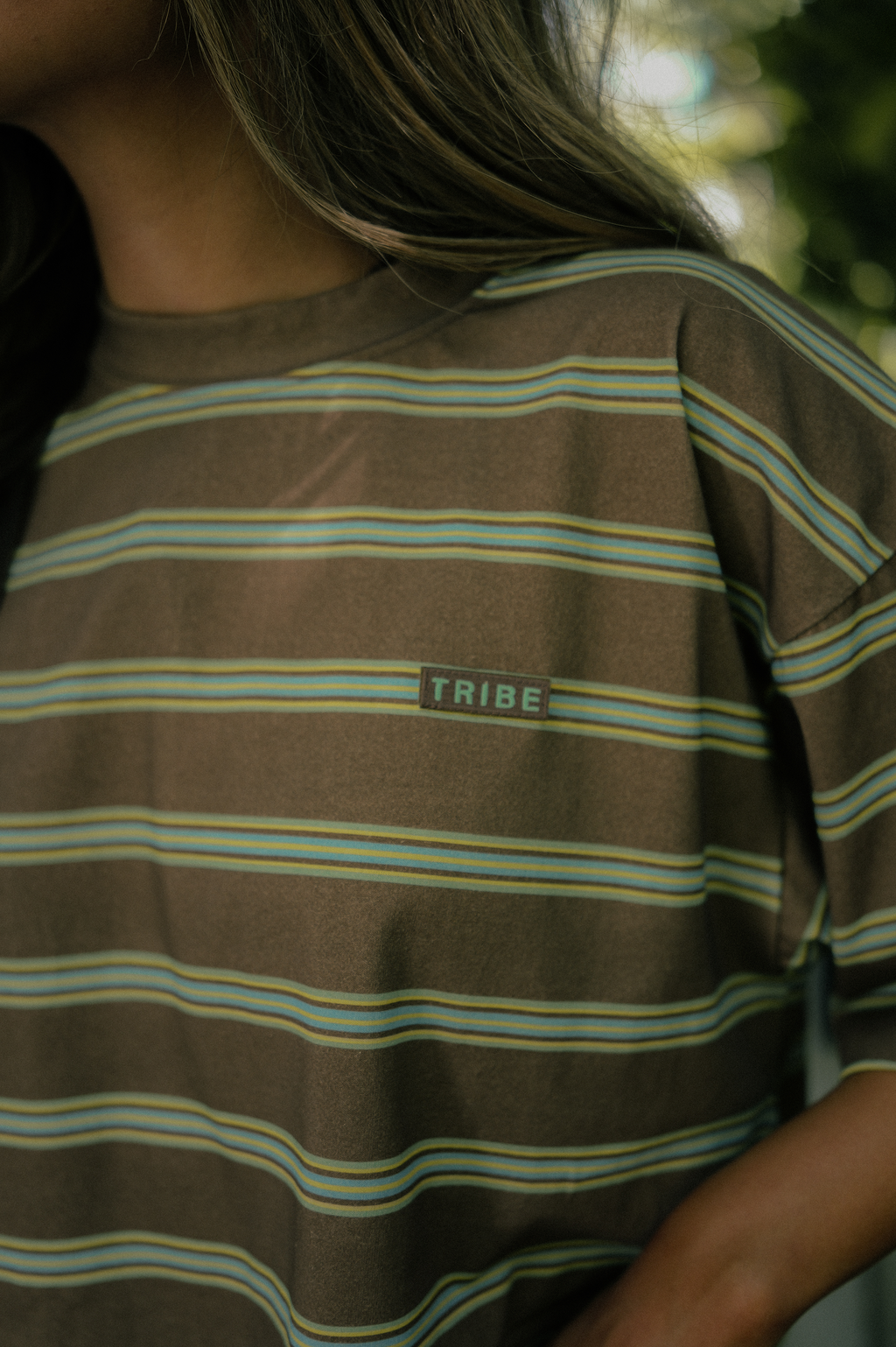 Striped Boxy Tee - Way Down South