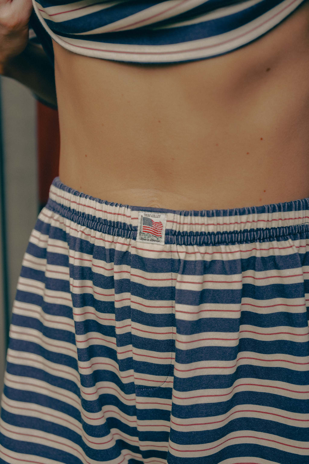 Star Spangle Striped Boxer