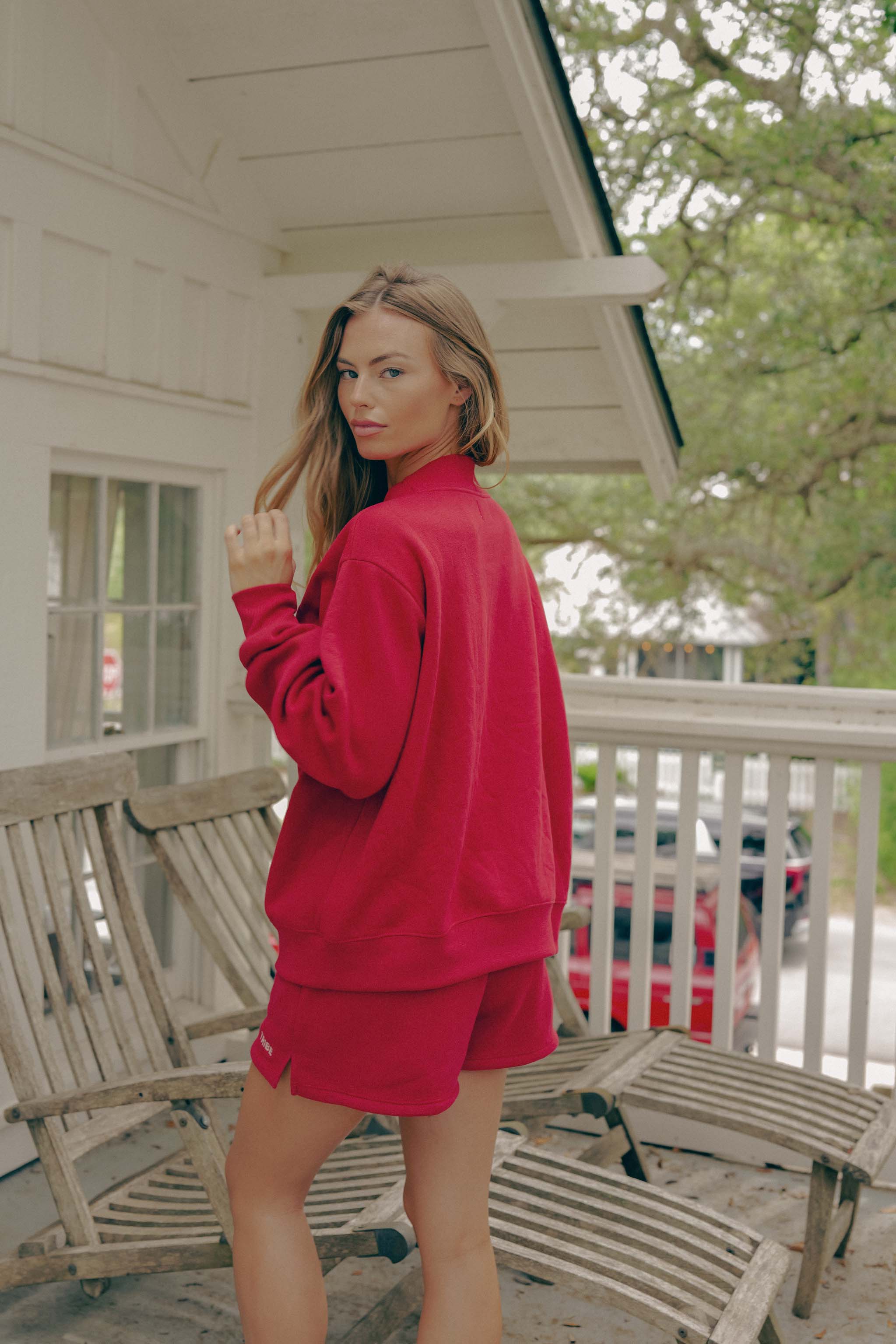 Americana Butter Mock Neck