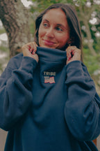 Americana Butter Mock Neck
