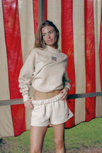 Americana Butter Mock Neck