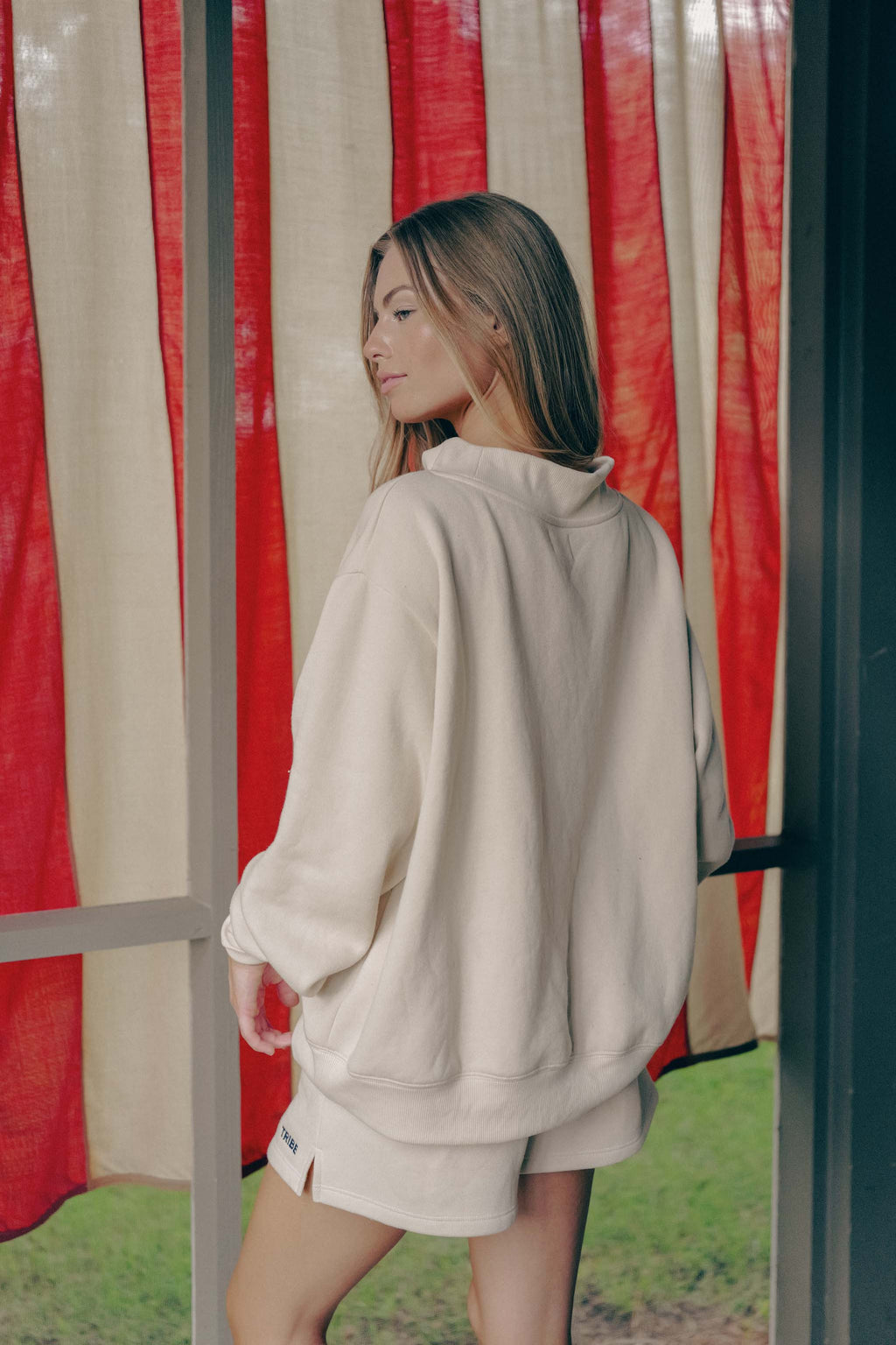 Americana Butter Mock Neck