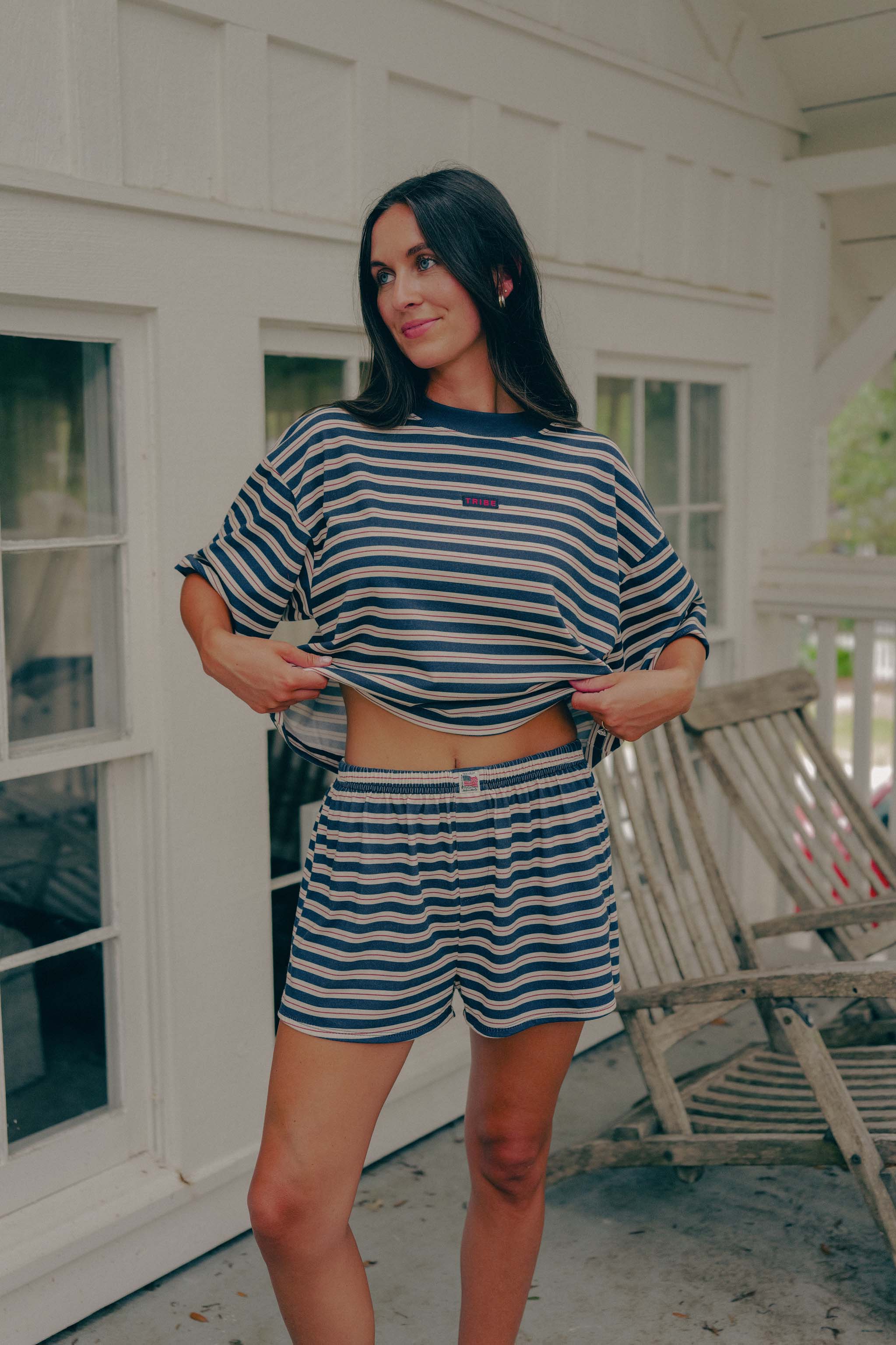 Star Spangle Striped Boxer
