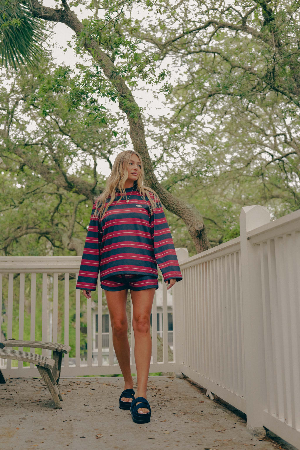 Star Spangle Striped Long Sleeve