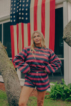 Star Spangle Striped Long Sleeve